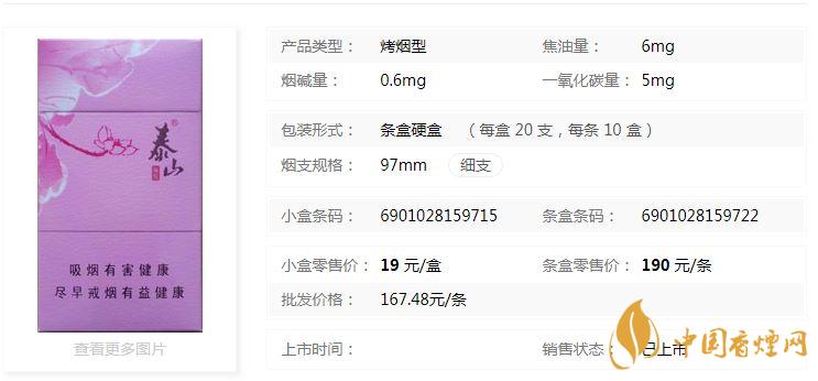 泰山顏悅多少錢一盒價(jià)格？泰山顏悅香煙價(jià)格大全2020