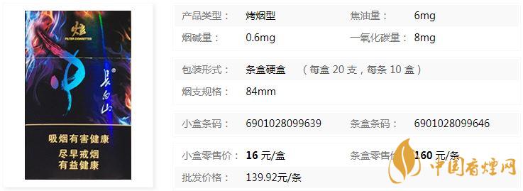 長(zhǎng)白山炫多少錢一盒 長(zhǎng)白山炫香煙價(jià)格表一覽