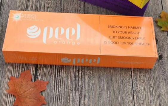 美國(guó)PEEL(百樂)香煙價(jià)格表 百樂peel(橙子)爆珠煙多少錢(10-13元)